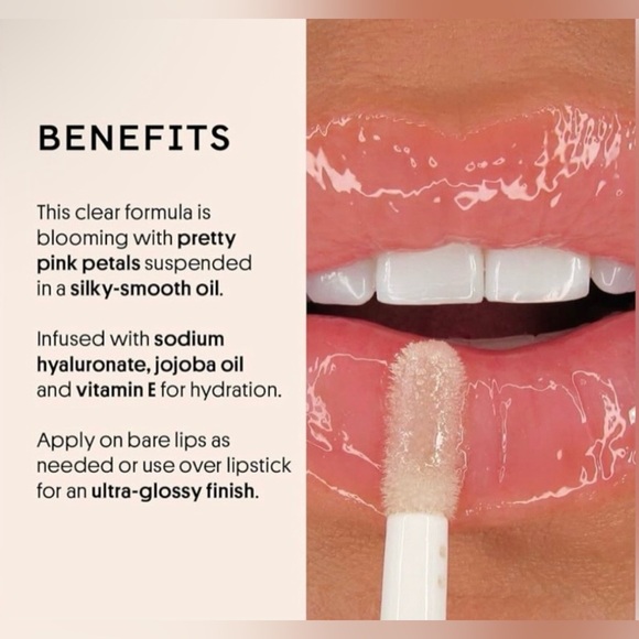 WINKY LUX Flower Lip Oil Flower Petal Full Size New in Box - Picture 5 of 11